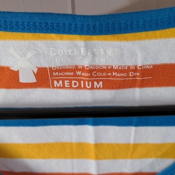 Dutch Bros Multi Color Striped Tank - Picture 2 of 5